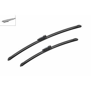 Bosch 3397118930 2x Wiper Blades (Pair) Flat / Aero type