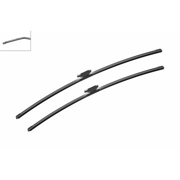 Bosch 3397007428 2x Wiper Blades (Pair) Flat / Aero type