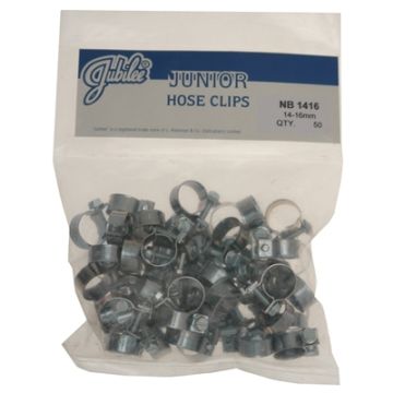 Jubilee NB1416 Junior Clips M/S 14-16mm Pack Of 50